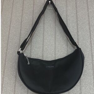 Lancome Nylon handbag with adjustable straps Black New